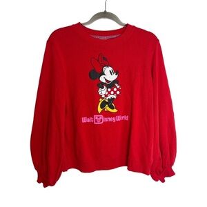 Walt Disney World Minnie Lightweight Sweatshirt with Puff Sleeve